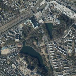 泉北ニュータウン (泉ヶ丘)周辺の現在の空中写真