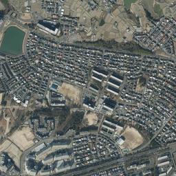 泉北ニュータウン (泉ヶ丘)周辺の現在の空中写真