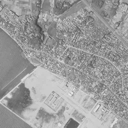 海浜幕張周辺の 1961〜1969 年の空中写真