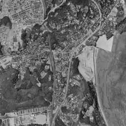 金沢シーサイドタウン周辺の 1961〜1969 年の空中写真