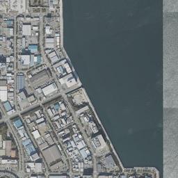 金沢シーサイドタウン周辺の現在の空中写真