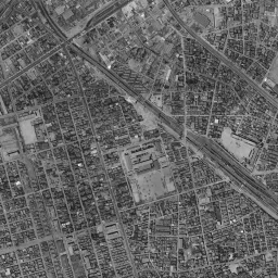 ラゾーナ川崎周辺の 1961〜1969 年の空中写真