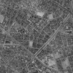 ラゾーナ川崎周辺の 1961〜1969 年の空中写真