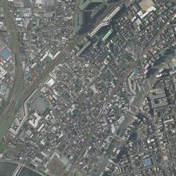 ラゾーナ川崎周辺の現在の空中写真