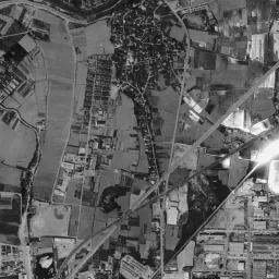 健都 (吹田操車場跡)周辺の 1961〜1969 年の空中写真