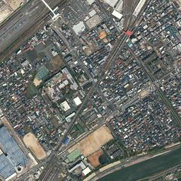 健都 (吹田操車場跡)周辺の現在の空中写真