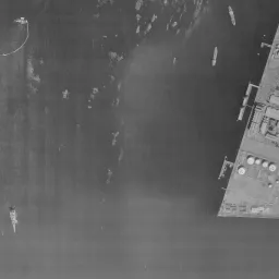 金城ふ頭周辺の 1961〜1969 年の空中写真
