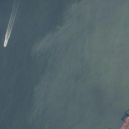 金城ふ頭周辺の現在の空中写真