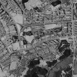 香里団地周辺の 1961〜1969 年の空中写真