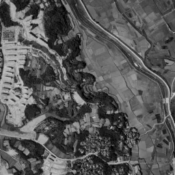 香里団地周辺の 1961〜1969 年の空中写真