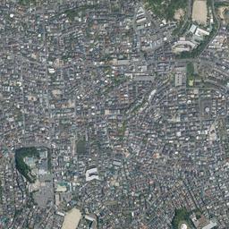 香里団地周辺の現在の空中写真