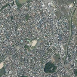 香里団地周辺の現在の空中写真