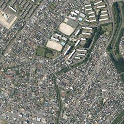 高蔵寺ニュータウン周辺の現在の空中写真