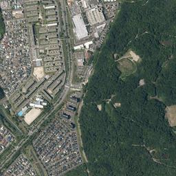 高蔵寺ニュータウン周辺の現在の空中写真