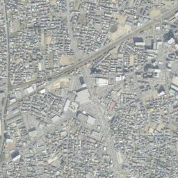 倉敷チボリ公園跡 (クラボウ倉敷工場跡)周辺の現在の空中写真