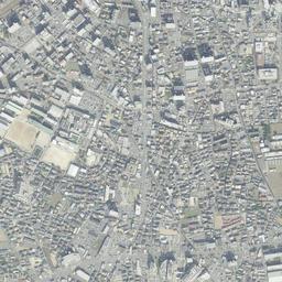 倉敷チボリ公園跡 (クラボウ倉敷工場跡)周辺の現在の空中写真