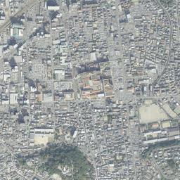 倉敷チボリ公園跡 (クラボウ倉敷工場跡)周辺の現在の空中写真