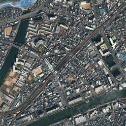 京セラドーム大阪 (岩崎町)周辺の現在の空中写真