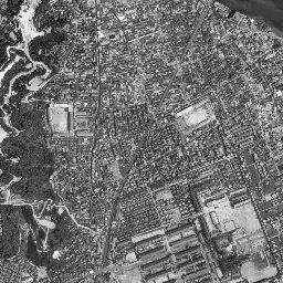 マツダスタジアム周辺 (広島東貨物ヤード跡)周辺の 1961〜1969 年の空中写真