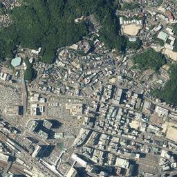 マツダスタジアム周辺 (広島東貨物ヤード跡)周辺の現在の空中写真