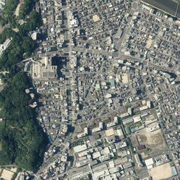 マツダスタジアム周辺 (広島東貨物ヤード跡)周辺の現在の空中写真