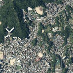 マツダスタジアム周辺 (広島東貨物ヤード跡)周辺の現在の空中写真