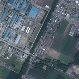 恵み野ニュータウン周辺の現在の空中写真