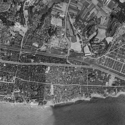 明舞団地周辺の 1961〜1969 年の空中写真