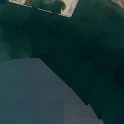 明舞団地周辺の現在の空中写真