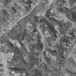 多摩ニュータウン南大沢周辺の 1961〜1969 年の空中写真