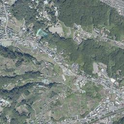 多摩ニュータウン南大沢周辺の現在の空中写真