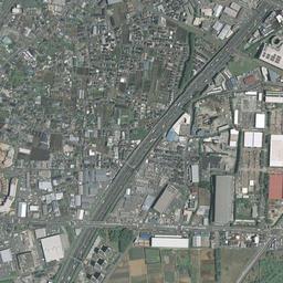 南町田グランベリーパーク周辺の現在の空中写真