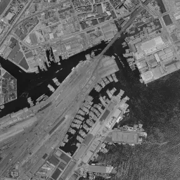 みなとみらい周辺の 1961〜1969 年の空中写真
