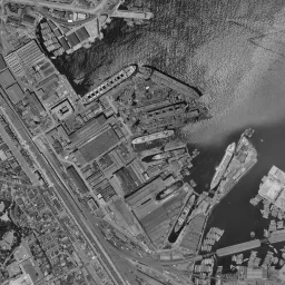 みなとみらい周辺の 1961〜1969 年の空中写真
