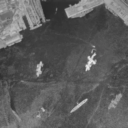 みなとみらい周辺の 1961〜1969 年の空中写真