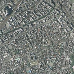 みなとみらい周辺の現在の空中写真