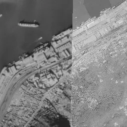 門司港レトロ周辺の 1961〜1969 年の空中写真