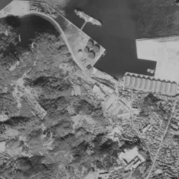 門司港レトロ周辺の 1961〜1969 年の空中写真