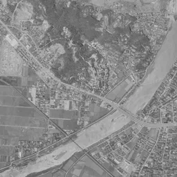 百道浜周辺の 1961〜1969 年の空中写真
