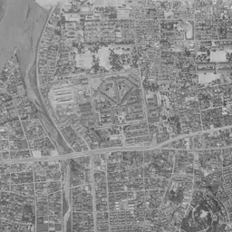 百道浜周辺の 1961〜1969 年の空中写真