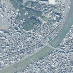 百道浜周辺の現在の空中写真