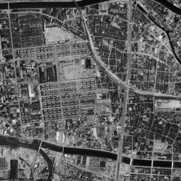 森之宮 (大阪砲兵工廠跡)周辺の 1961〜1969 年の空中写真