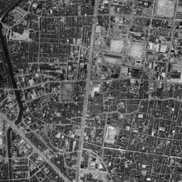 森之宮 (大阪砲兵工廠跡)周辺の 1961〜1969 年の空中写真