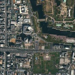 森之宮 (大阪砲兵工廠跡)周辺の現在の空中写真