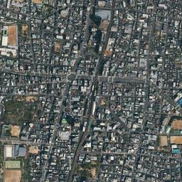 森之宮 (大阪砲兵工廠跡)周辺の現在の空中写真