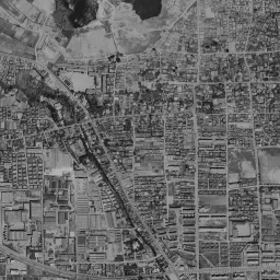 武蔵小杉周辺の 1961〜1969 年の空中写真