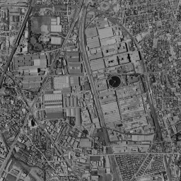 武蔵小杉周辺の 1961〜1969 年の空中写真