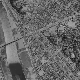 武蔵小杉周辺の 1961〜1969 年の空中写真