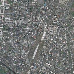 武蔵小杉周辺の現在の空中写真
