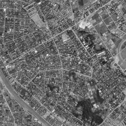 武蔵浦和周辺の 1961〜1969 年の空中写真